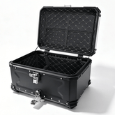 Top case moto 45L – coffre de rangement étanche avec plaque de montage