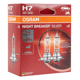Ampoules halogènes Osram H7 NIGHT BREAKER SILVER, lot de 2.