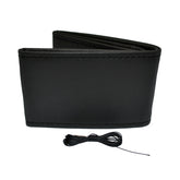 Couvre-volant noir en simili cuir pour volant de 38-39 cm