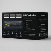 Autoradio 1-DIN Connect avec Bluetooth 5.0, FM, USB, AUX et kit mains libres