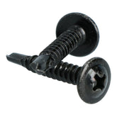 Vis autoforeuses Carpoint noires, Ø 4 mm, 25 mm, 100 pièces