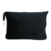 Couverture de voyage et oreiller de voyage Carpoint, noir, 2-en-1
