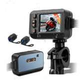 Dashcam moto 2” avec caméra avant et arrière 1080P - solution de sécurité compacte pour moto.
