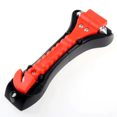 Marteau de secours pour voiture avec coupe-ceinture – support inclus (outil de sécurité indispensable qui peut sauver des vies)