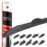 Essuie-glace hybride de 450 mm avec adaptateurs