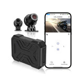 Caméra embarquée moto 1080P HD – Caméra avant et arrière avec DVR et WiFi