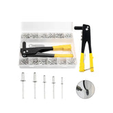 Kit de pince à riveter manuelle 380 pièces – pince à rivets pop robuste avec rivets en aluminium