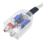 Convertisseur High to Low 2 canaux – adaptateur de sortie de ligne RCA pour autoradio