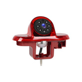 Achteruitrijcamera voor Renault Trafic/Opel Vivaro – rode camera met 140° kijkhoek en IP67-bescherming.