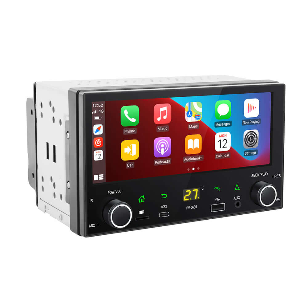 <h2>Autoradio 2DIN Touch avec écran 6.86" – Apple CarPlay sans fil & Android Auto (Universel)</h2> 