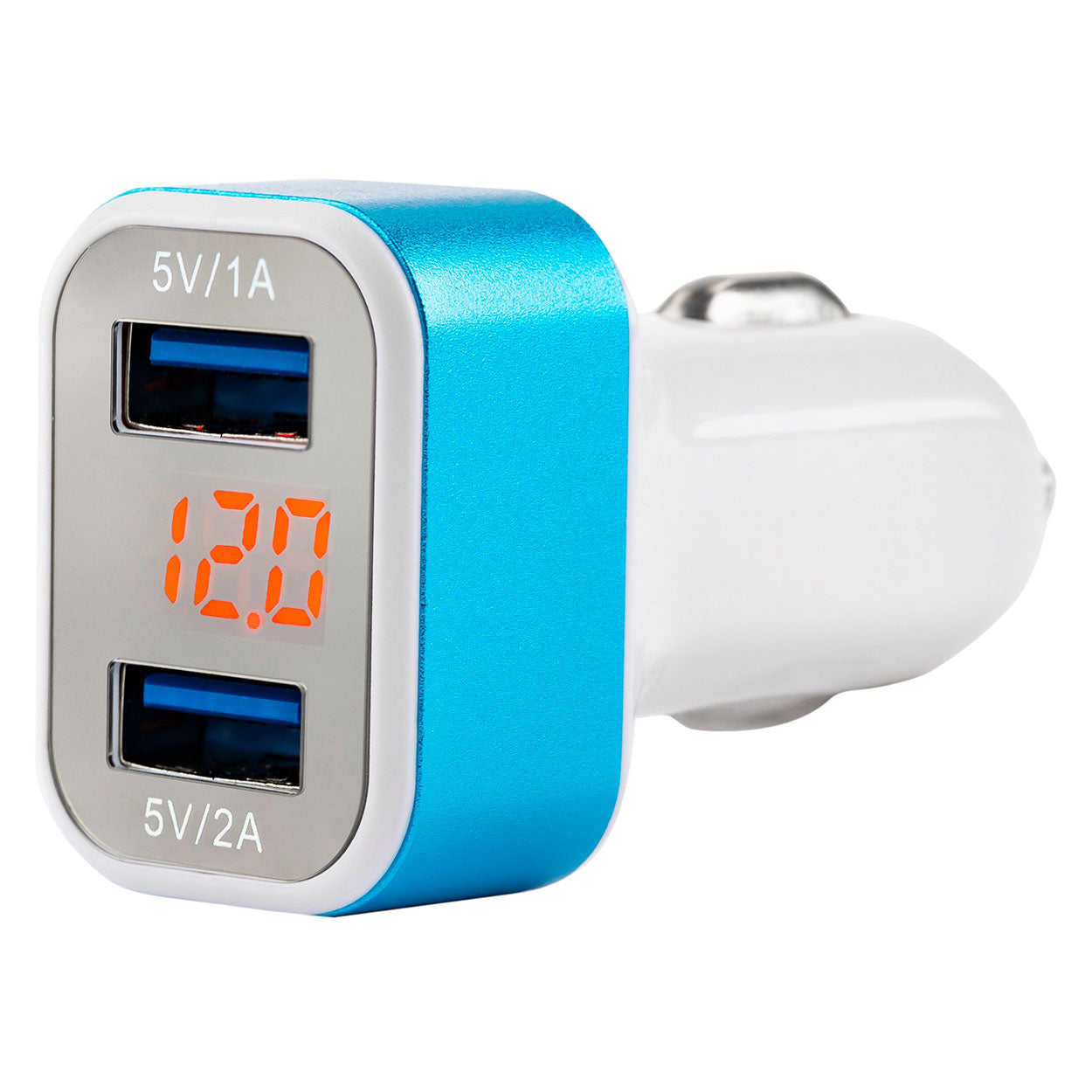 USB-biloplader TEST-04 med to USB-porte