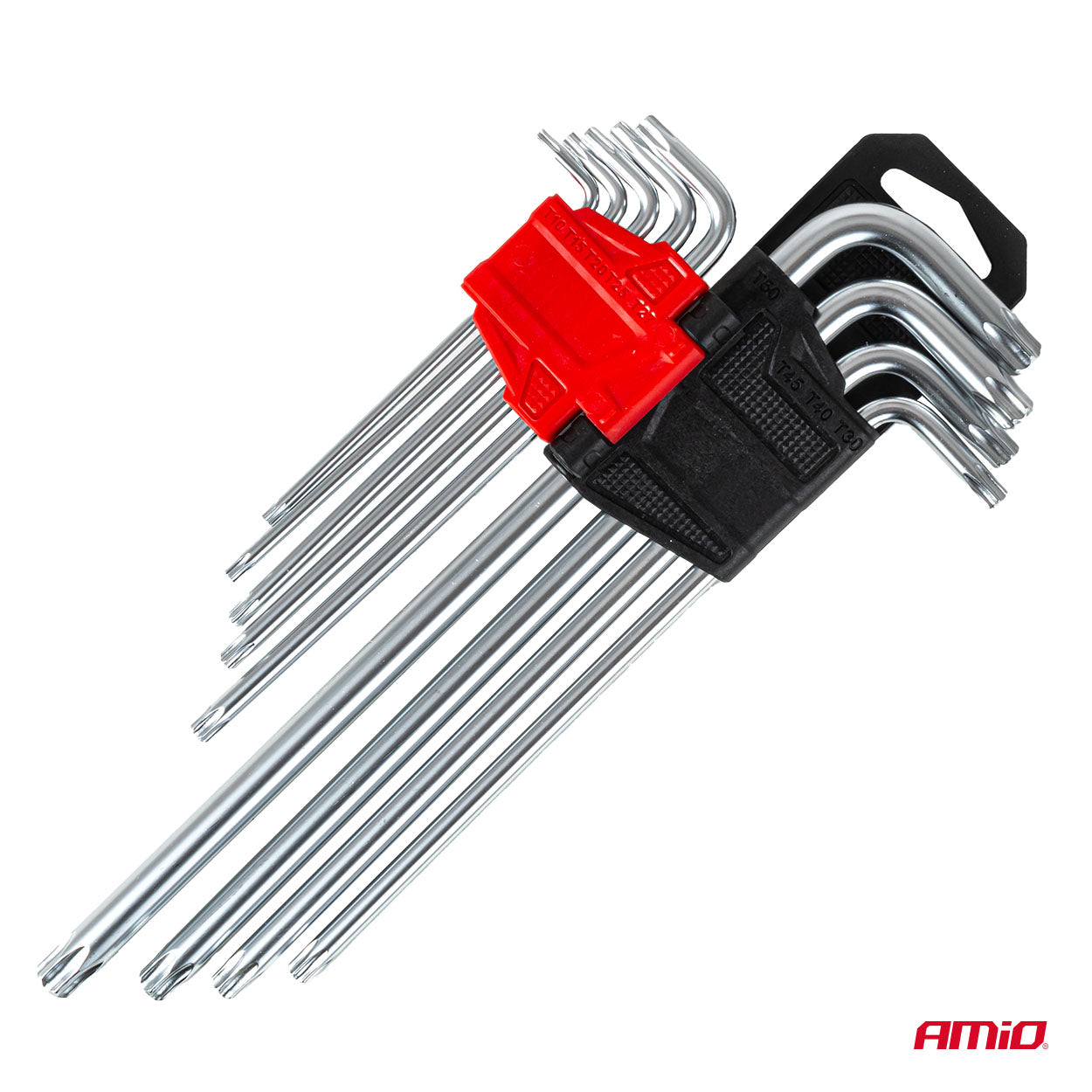 Clés Torx en acier chrome-vanadium CrV avec support de rangement