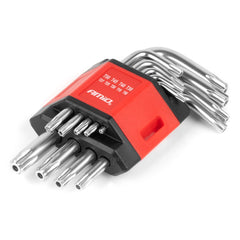 Jeu de clés Torx avec 9 clés courtes en acier CRV
