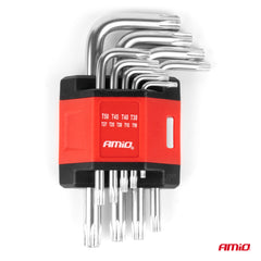 9 clés Torx courtes en acier CRV