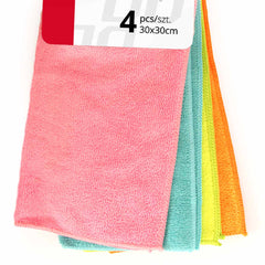Chiffons en microfibre 30 x 30 cm pour le nettoyage à sec et humide