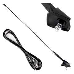 Antenne de voiture AM/FM 41 cm avec adaptateur 5 mm