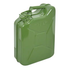 Jerrycan Carpoint 10 litres en métal vert, homologué UN 