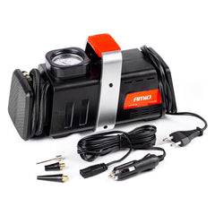 Compresseur de voiture 12 V/230 V avec manomètre