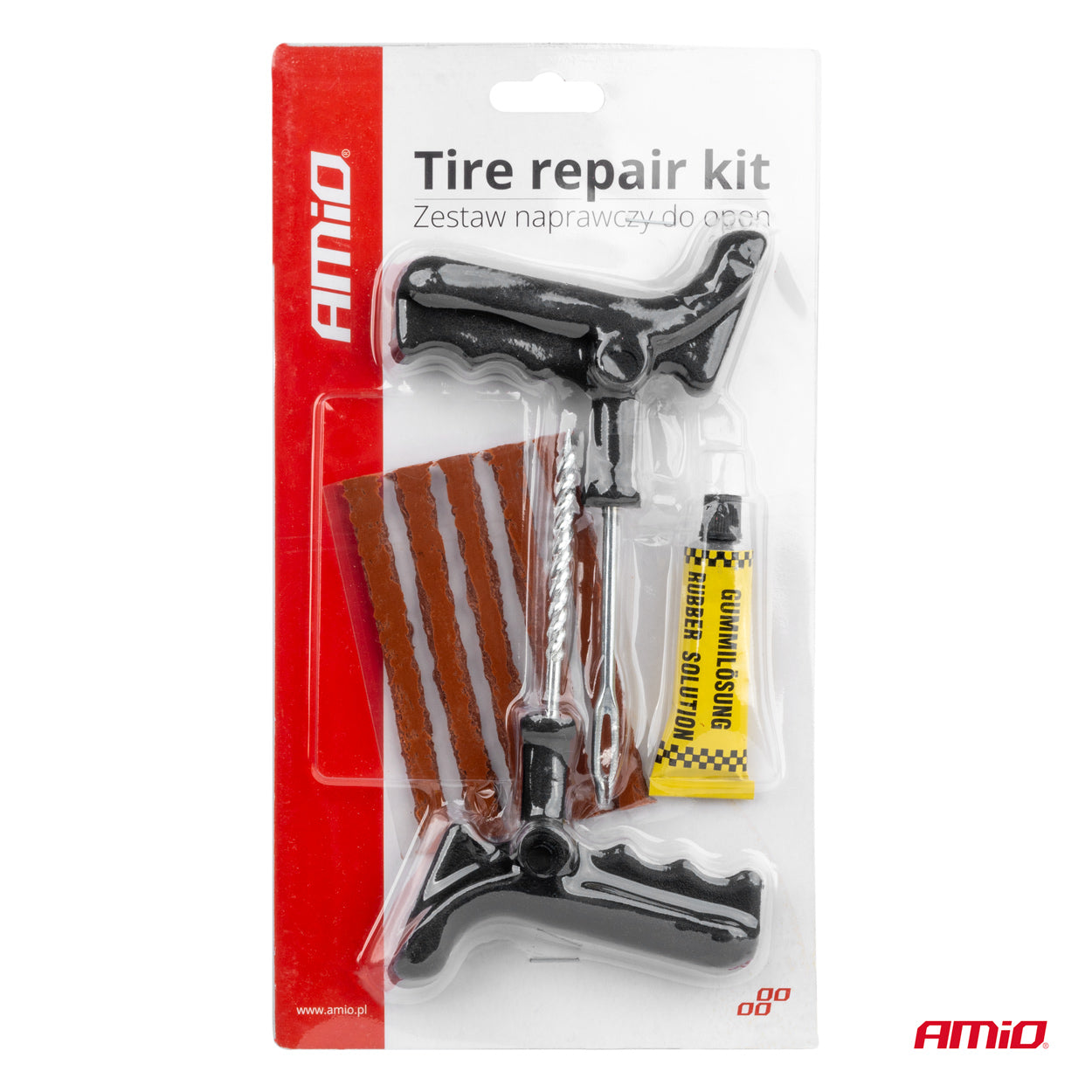 Contenu du kit de réparation provisoire de pneus