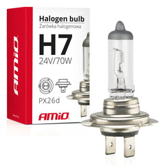 Ampoule halogène H7 24V 70W avec filtre UV