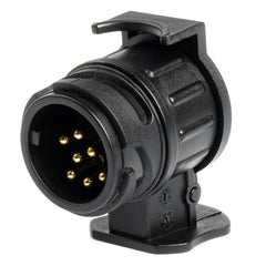 Adaptateur de remorque noir de 13 broches vers prise 7 broches