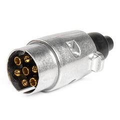 Prise remorque 7 broches en aluminium avec contacts en cuivre