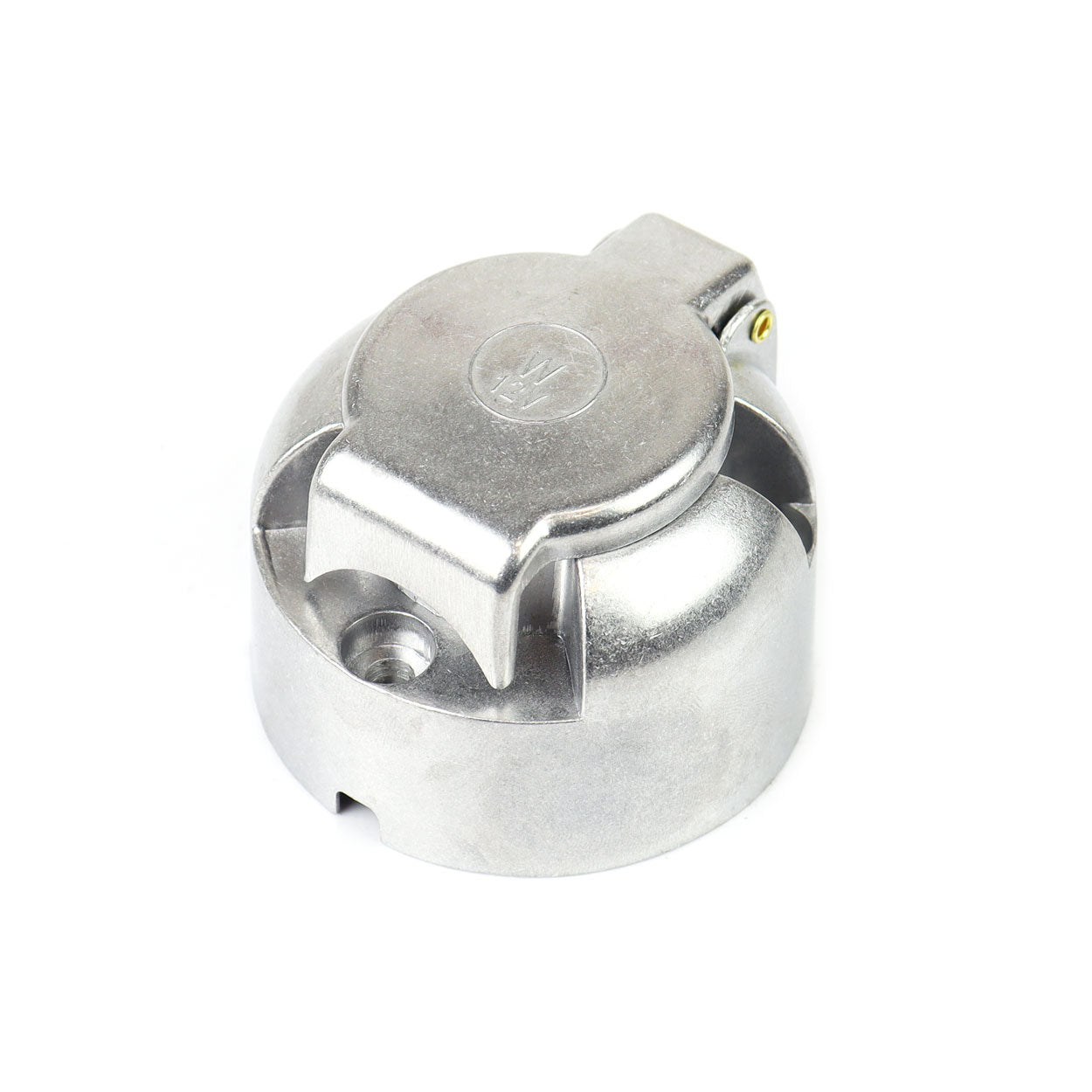 Prise remorque 7 broches en aluminium vue sous un autre angle