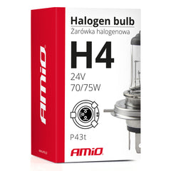 Ampoule halogène H4 24 V avec filtre UV