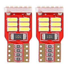 Ampoules LED blanches W5W T10 avec 18 diodes 4014