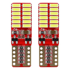 Ampoule LED CANBUS T10 W5W à lumière blanche pour 12/24 V