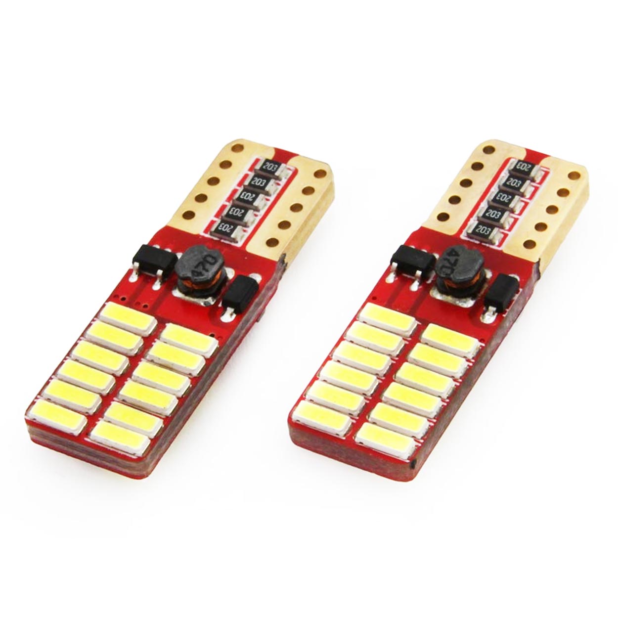 Ampoule LED CANBUS T10 W5W avec lumière blanche 5600 K