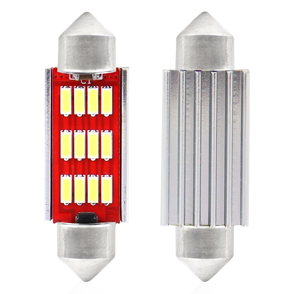 Ampoule navette LED CANBUS blanche de 41 mm