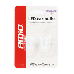 Ampoule LED T10 W5W avec 2 diodes SMD 5730