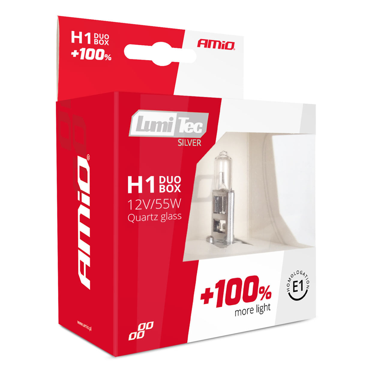 Ampoules halogènes H1 12V 55W LumiTec Silver