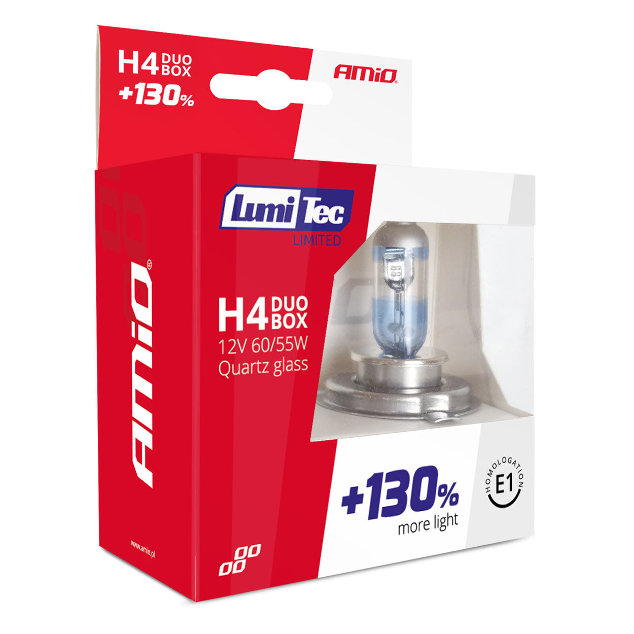 Pack de deux ampoules halogènes H4 LumiTec Limited