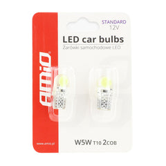 Ampoule LED T10e COB 12V vue en angle