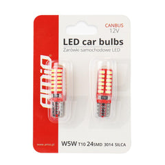 Ampoule LED T10e W5W aux dimensions de 33 x 10 mm