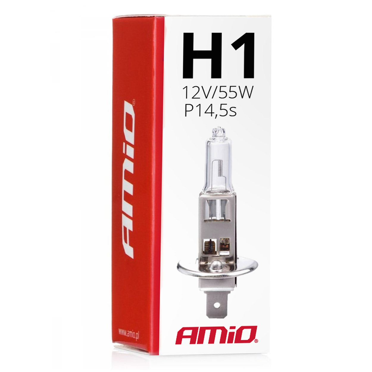 Ampoule halogène transparente avec culot H1