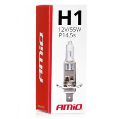 Ampoule halogène transparente avec culot H1
