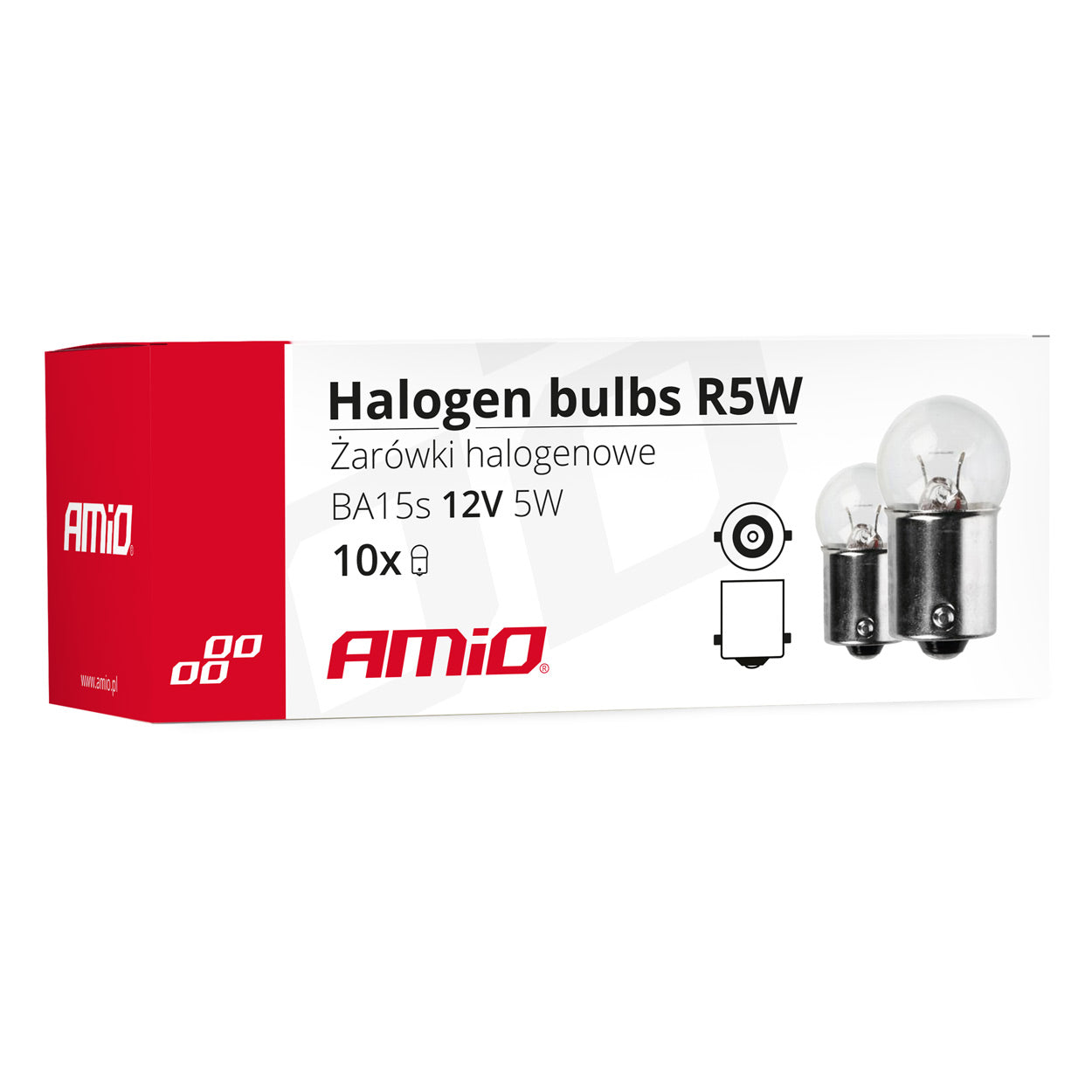 Ampoules halogènes R5W pour feux de position et feux de gabarit latéraux