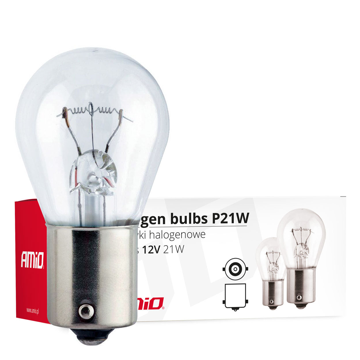 Ampoules halogènes P21W avec culot BA15s