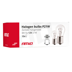 Lot de 10 ampoules halogènes P21W