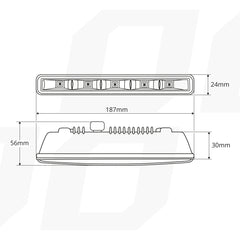 Feux de jour DRL 501HP conçus pour un montage dans des ouvertures étroites