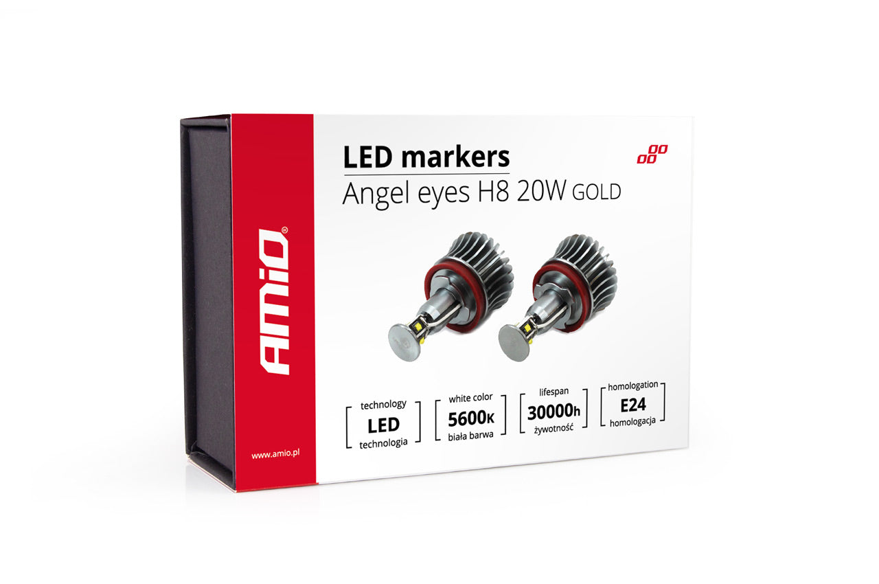 Marqueur LED H8 20W GOLD pour BMW