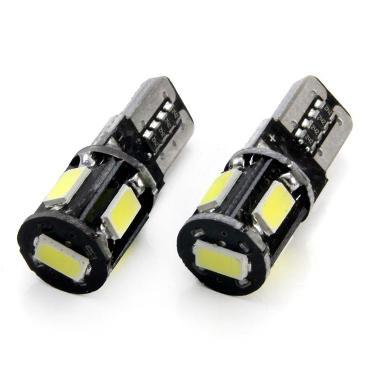 Ampoule LED avec culot T10 W5W et 5 diodes SMD
