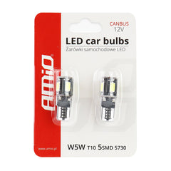 Ampoule LED blanche T10 W5W pour éclairage automobile