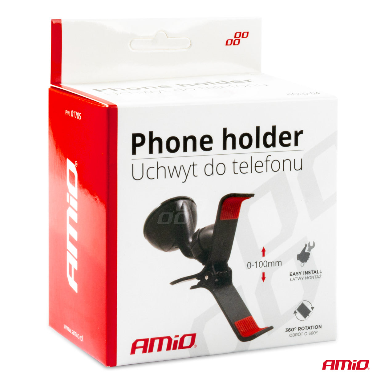 Support téléphone avec ventouse pour montage sur le pare-brise de la voiture