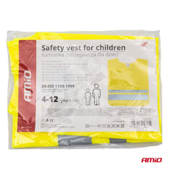Gilet haute visibilité jaune pour enfant