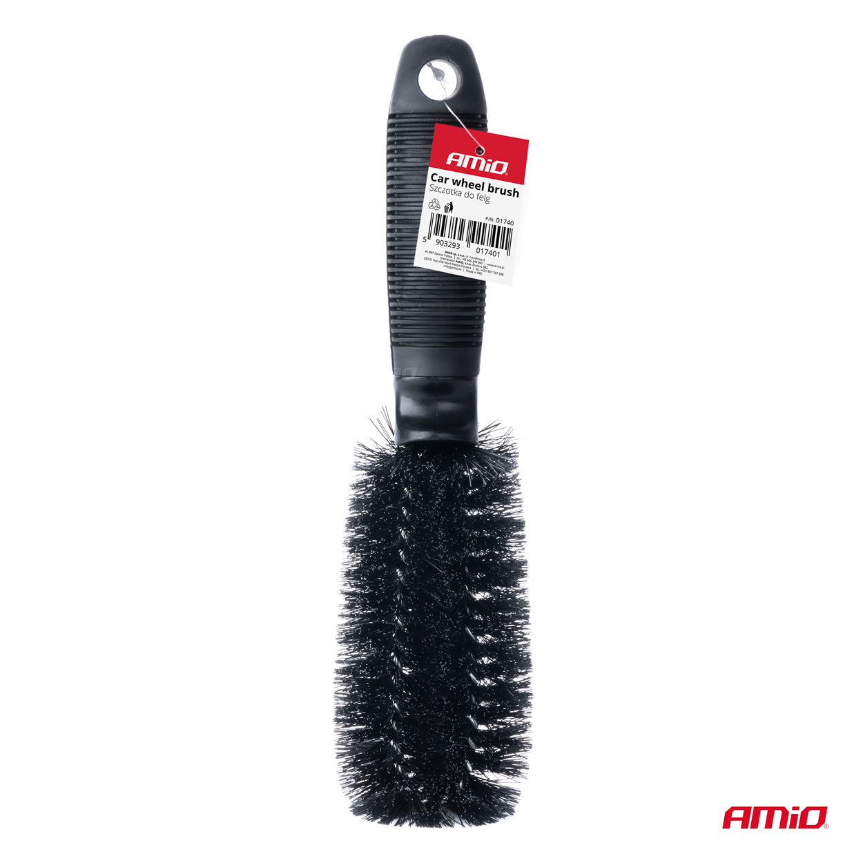 Brosse pour jantes avec poignée en caoutchouc pour pneus