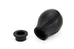 Pommeau de levier de vitesse standard avec soufflet noir vu sous un autre angle
